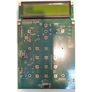 Carte câblée pour platines PIC3/PIC4 avec afficheur AFF/LCD/122X44