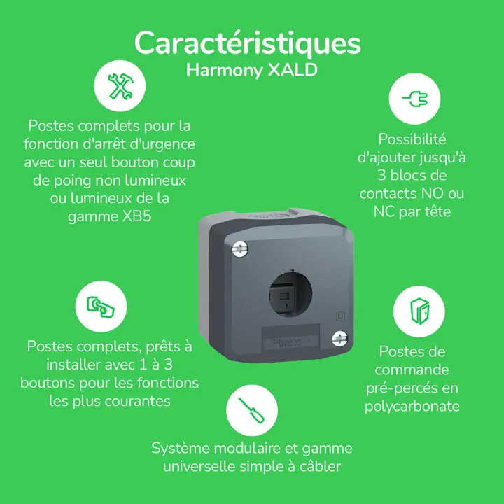 BOITE AVEC 2 BOUTONS