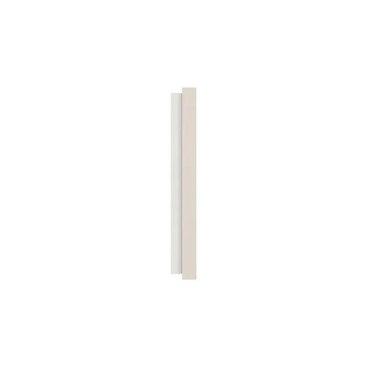 Plaque de finition 2 postes - couleur Beige sable