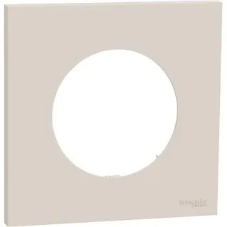 Plaque de finition 1 poste - couleur Beige sable