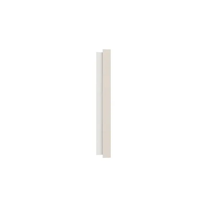 Plaque de finition 1 poste - couleur Beige sable