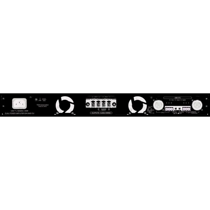 Amplificateur Numérique 2 Canaux 2X250W Ligne 100V 1U-19"