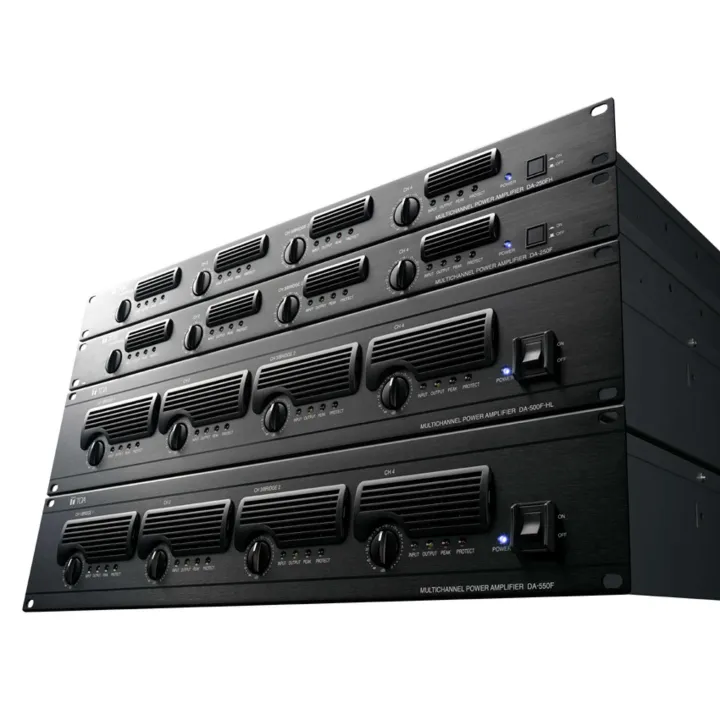 Amplificateur Numérique 2 Canaux 2X250W Ligne 100V 1U-19"