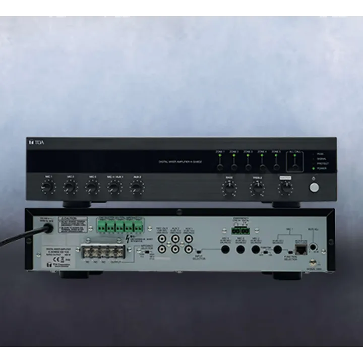 Amplificateur Mélang 120W, 3 Mic+1 Aux+1 Aux/Mic, Tuner Fm+Usb+Sd Card+