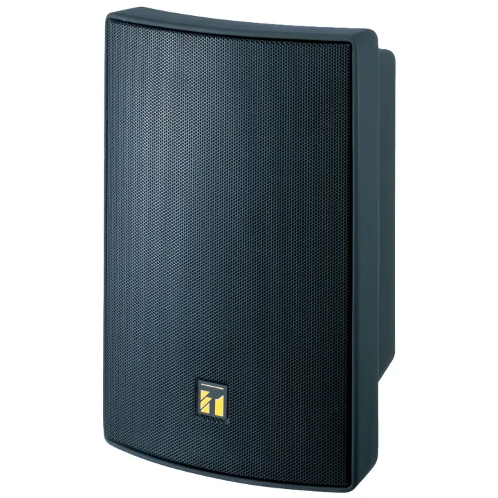 Enceinte Bass-Réflex, 30W-100V Noire Avec Support Mural
