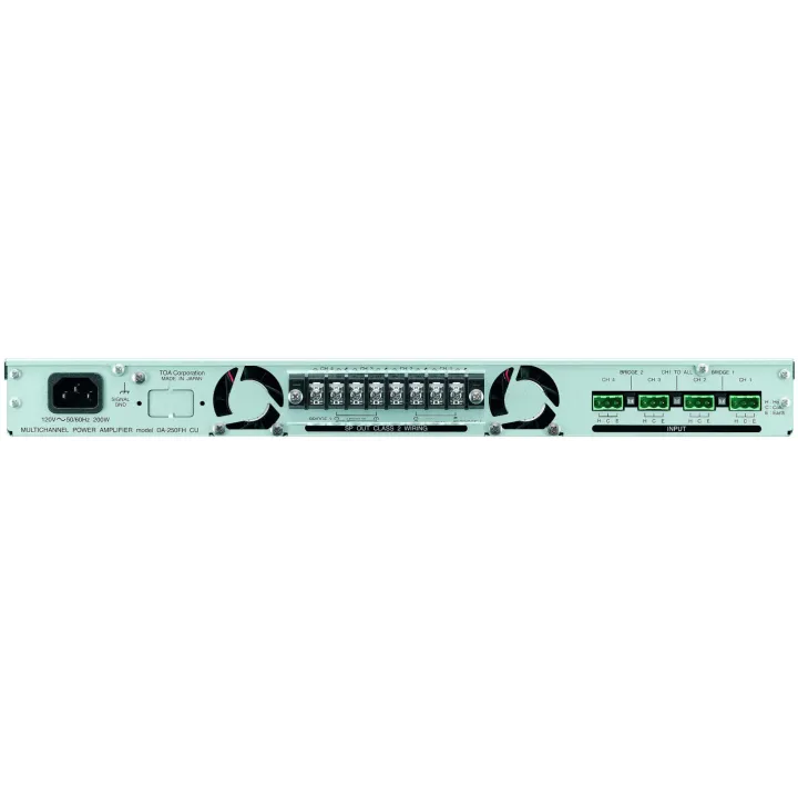Amplificateur Numérique 4 Canaux 4X250W Ligne 100V 1U-19"