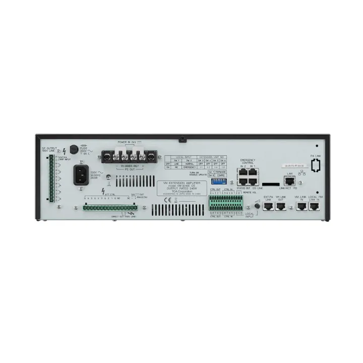 Amplificat.d'extension de 240 watts 6 sorties pour serie VM-3000