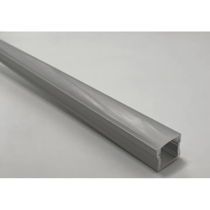 Pr1001 Profil Aluminium Saillie Gri Longueur De 2M