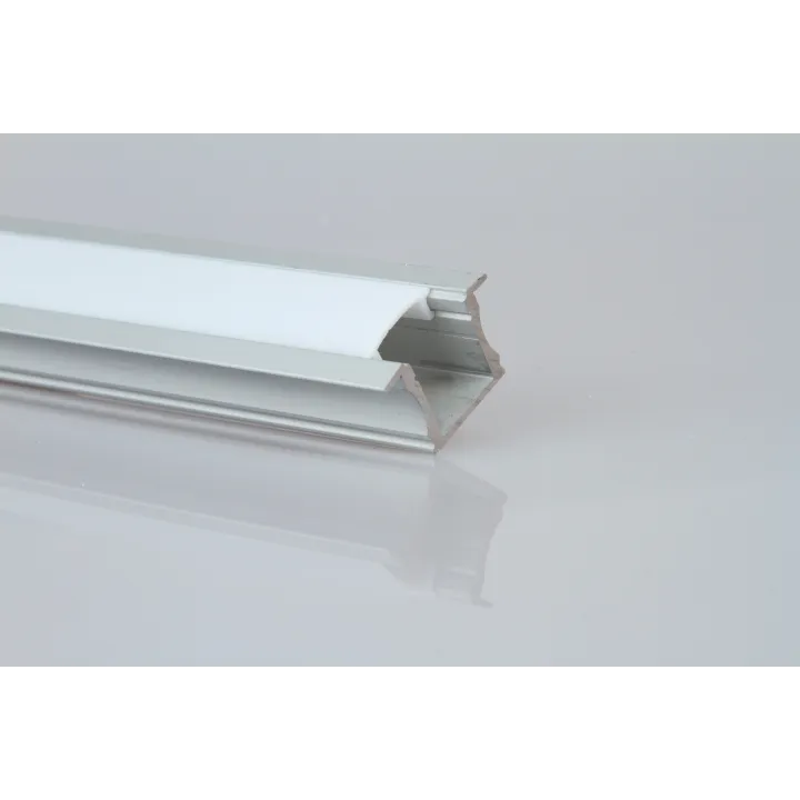 Pr1002 Profil Aluminium A Encastrer Gri Longueur De 2M Avec Son Diff