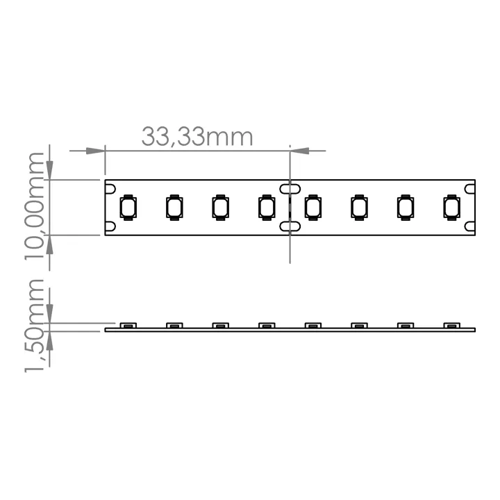 Lr5293 Ruban Led 10W, 48V,1100Lm, 4000K, Ip20, Irc90,Bobine 30M, Long