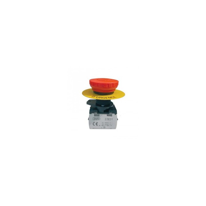 BOUTON D'ARRET D'URGENCE A ACCROCHAGE