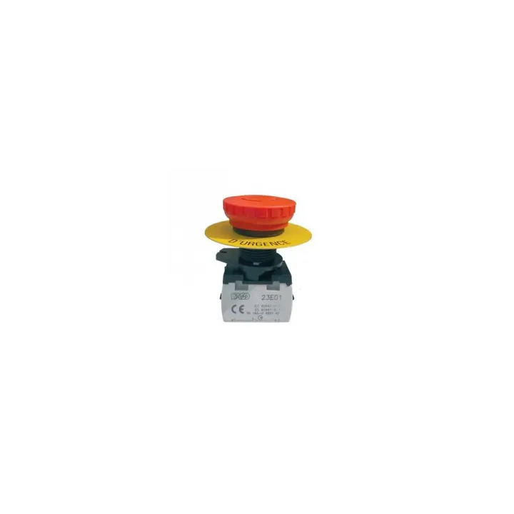Bouton D'Arret D'Urgence A Accrochage