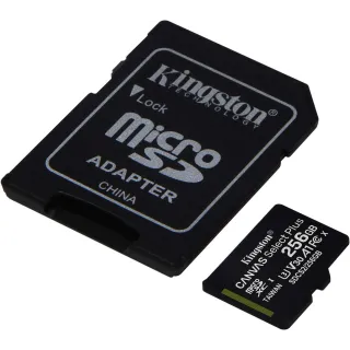 Carte Sd Kingston 256Gb Xc Canva Select Plu 100R A1 C10 Card + Adp