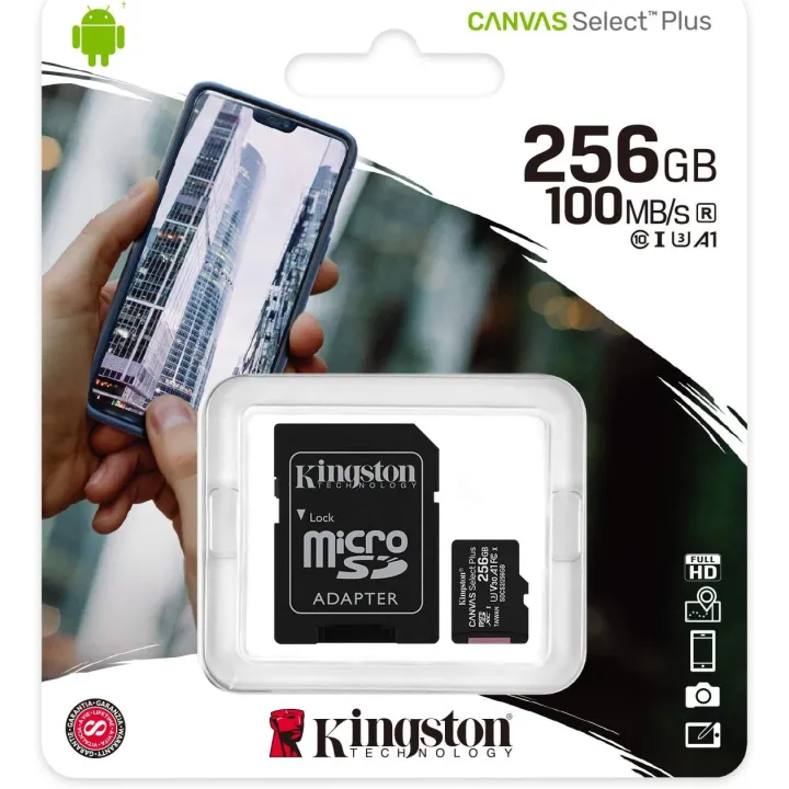 KINGSTON Carte mémoire microSDXC 256Go