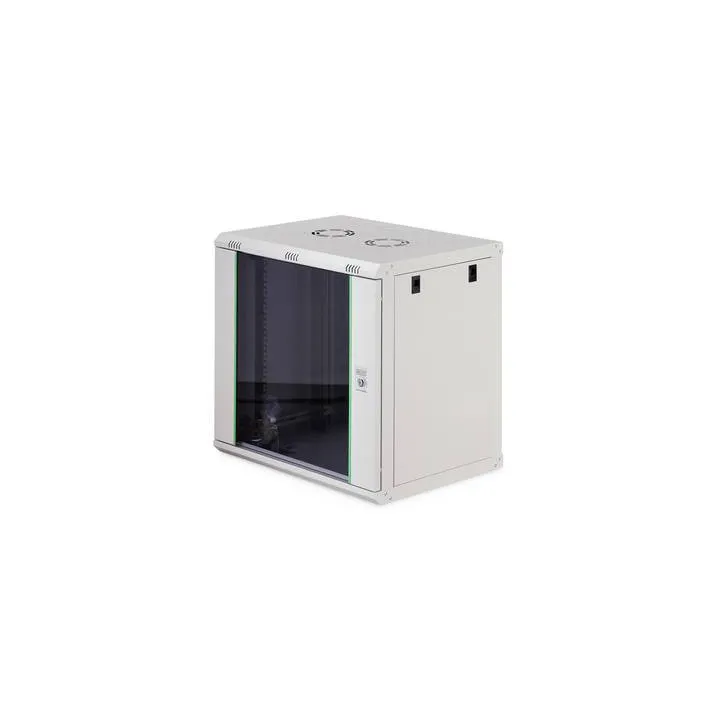 Coffret 19¨ Fixe 12U Profondeur 600 Noir Monté