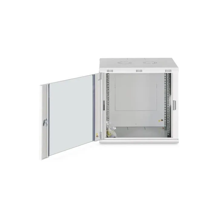 Coffret 19¨ Fixe 12U Profondeur 600 Noir Monté