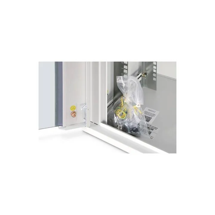 Coffret 19¨ Fixe 12U Profondeur 600 Noir Monté