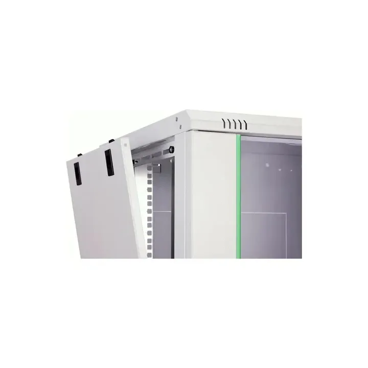 Coffret 19¨ Fixe 12U Profondeur 600 Noir Monté