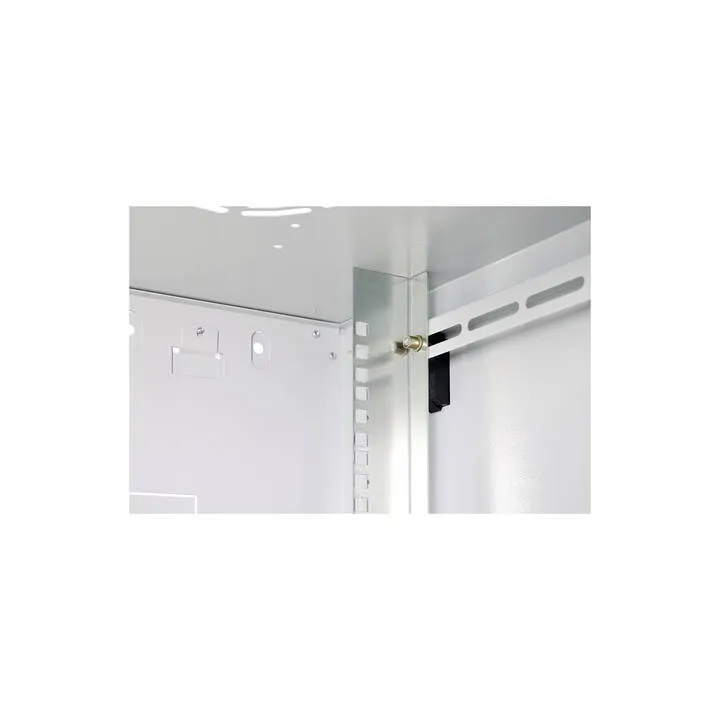 Coffret 19¨ Fixe 12U Profondeur 600 Noir Monté