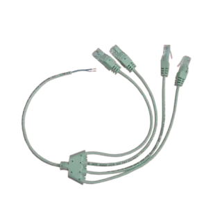 Cord Dégainé/Rj45 Quadrupleur Ligne Téléph Pour Sortie Dtu Lg:0