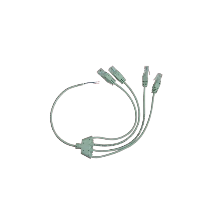 Cord Dégainé/Rj45 Quadrupleur Ligne Téléph Pour Sortie Dtu Lg:0