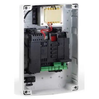 Coffret de commande pour 1 ou 2 moteurs 24 Vcc/2 x 12 A max, ave