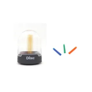 Feu 24 V DC, clignotement géré par coffret de commande, protecti