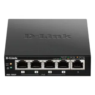 Switch Non Managé 5 Port Giga Dont 4 Poeaf/At 60W