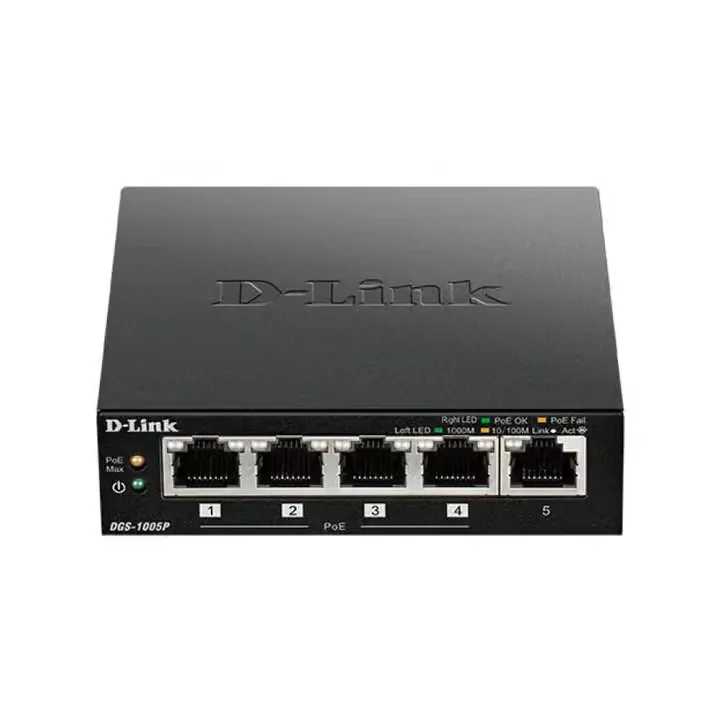 Switch Non Managé 5 Port Giga Dont 4 Poeaf/At 60W