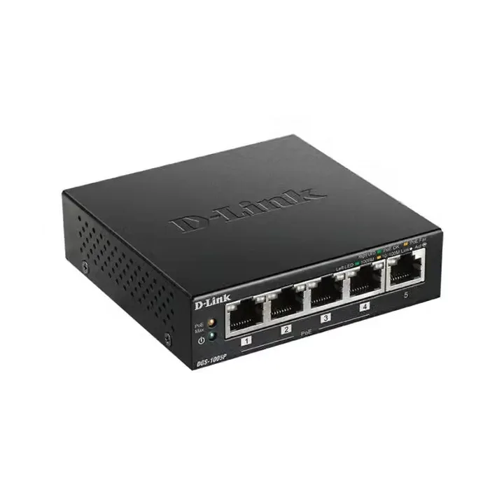 Switch Non Managé 5 Port Giga Dont 4 Poeaf/At 60W