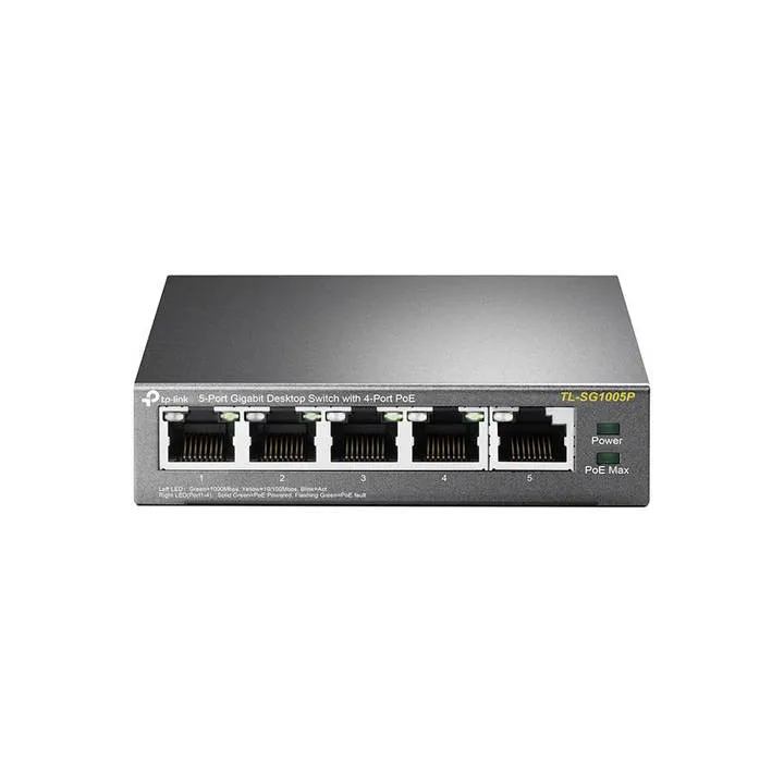 Switch 5 Ports Gigabit (4 Ports Poe)