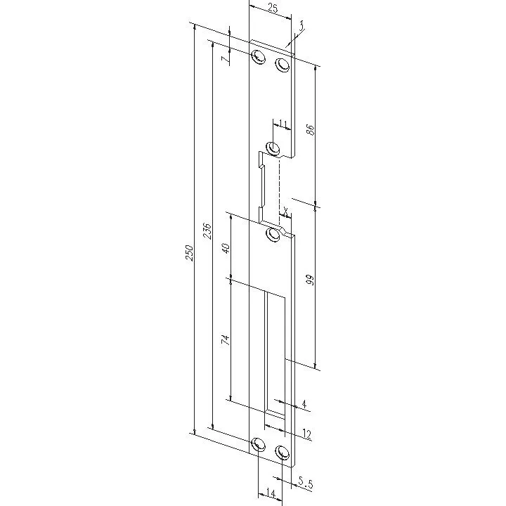 Gache 37 Hz Inox 24V