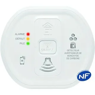 Détecteur De Monoxyde De Carbone Daaco-Pile Lithium Scellée 10 Ans