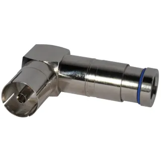 Iec - F 90° Compression Ø6.8 Boîte 25 Pc