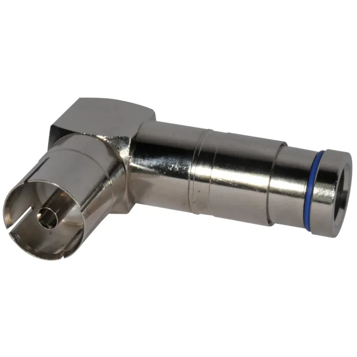 Iec - F 90° Compression Ø6.8 Boîte 25 Pc