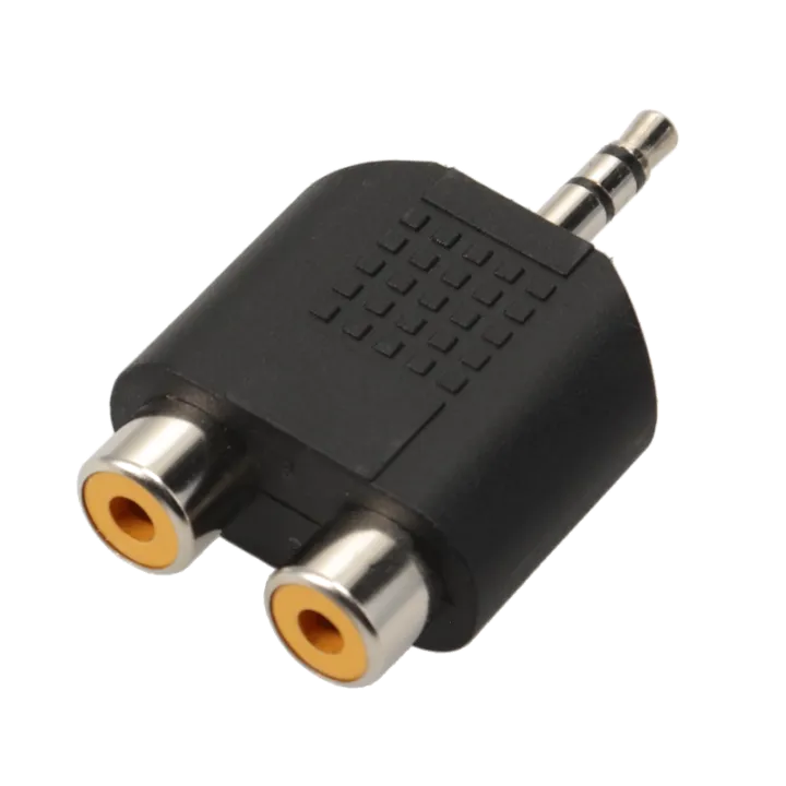 Adaptateur Jack 3 5Mm M/2 X 1 Rca F