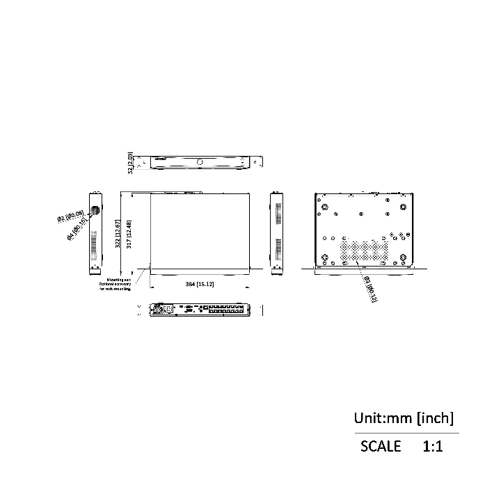 DS-7632NXI-K2/16P/VPro 32-ch,2,16-ch,12-ch@1080p,HDMI,VGA