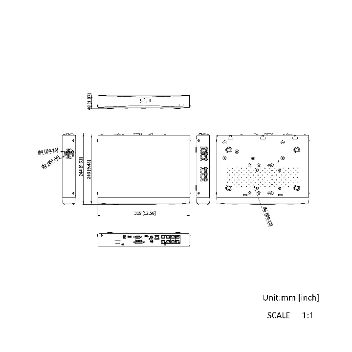 DS-7608NXI-K1/8P/VPro 8-ch,1,8-ch,12-ch@1080p,HDMI,VGA