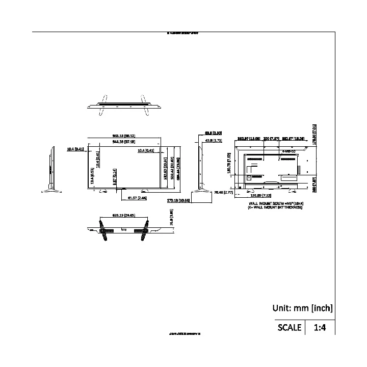 Ds-D5043Qe 43" Moniteur 43, 1920 X 1080, 1 Hdmi 1 Vga, 24-7