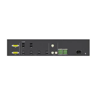 DS-6912UDI(C) Provides HDMI, VGA, and BNC output interfaces.
Up