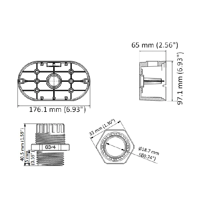 Ds-1280Zj-De7 Boîte De Jonction