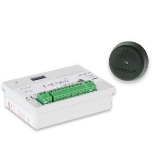 Kit :Une Centr. Vigik Eve196X3 +Lect. Plat En Makrol. Antivand.