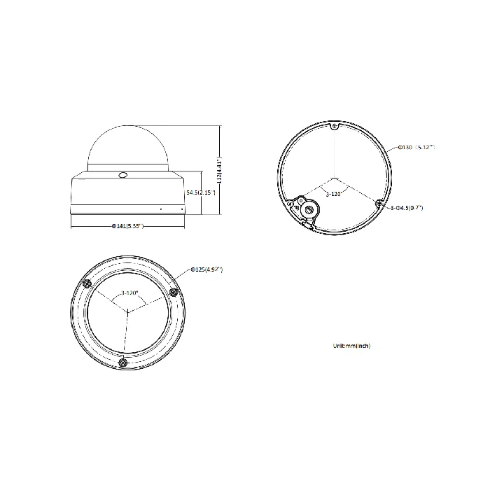 Ds-2Cd2787G2Ht-Lizs28-12Mmefo-Std Caméra Dome, Varifocal, Colorvu, 8M, Ip67