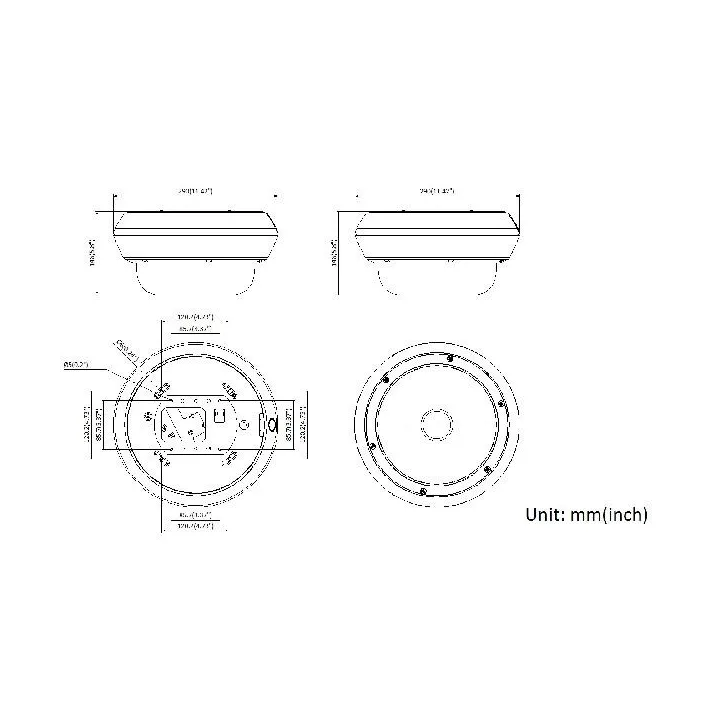 Ds-2Cd6D44G1H-Izs28-12Mm Caméra Panoramic Dome, 44 Mp, Motorized Var