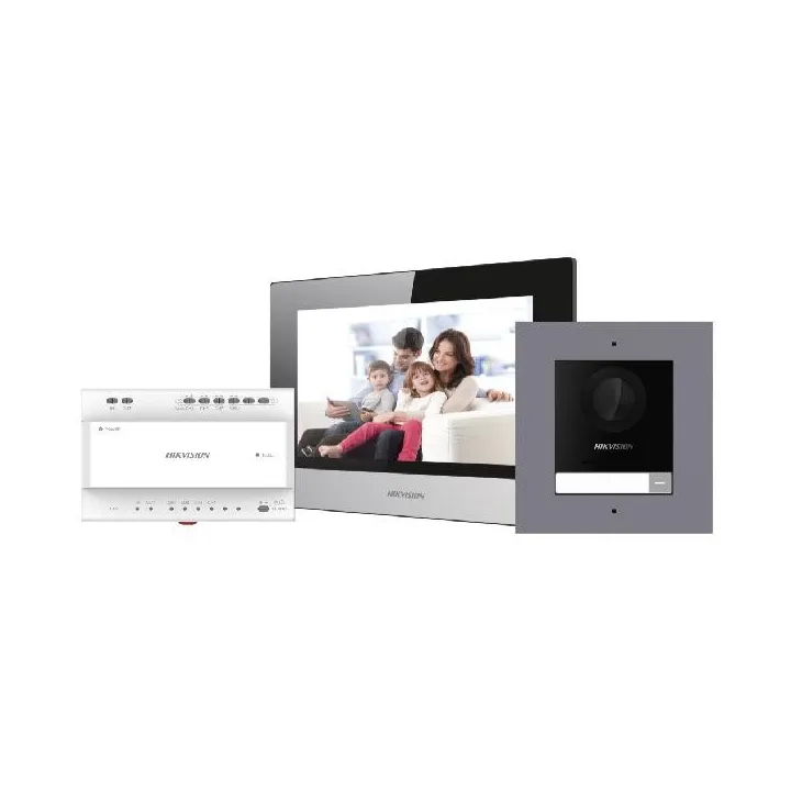 Ds-Kis702Ey Kit Interphone Vidéo 2 Fils Villa