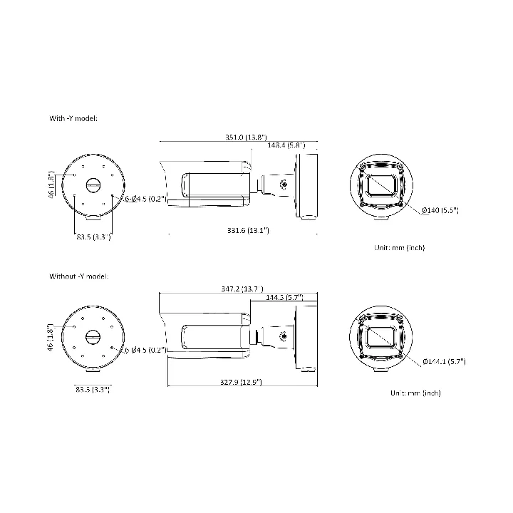 Ids-2Cd7A46G0/P-Izhs28- 12 Mmc Caméra Lapi,4Mp, 28-12Mm