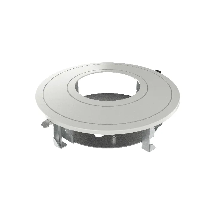 Support Encastré Plafond Magnétique En Acier Et Plastique – Finition Blanche Hikvision