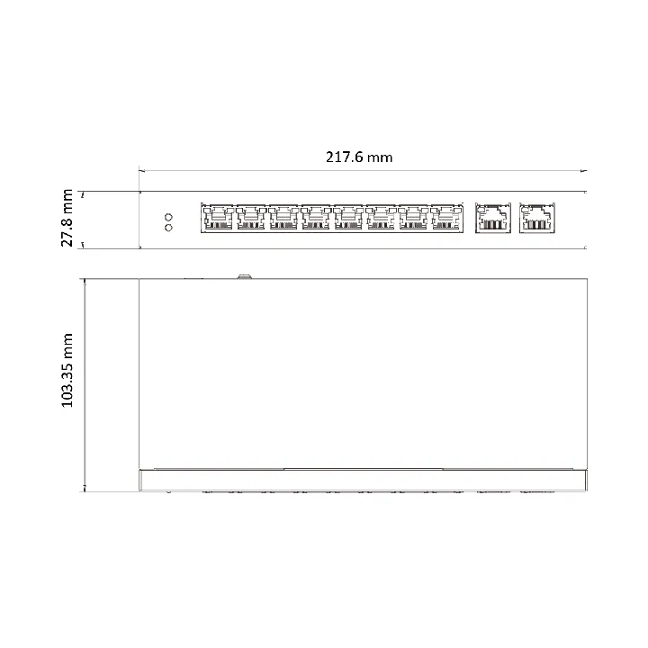 Ds-3E1310Hp-Ei L2 Switch Poe Smartmanaged 8 Port