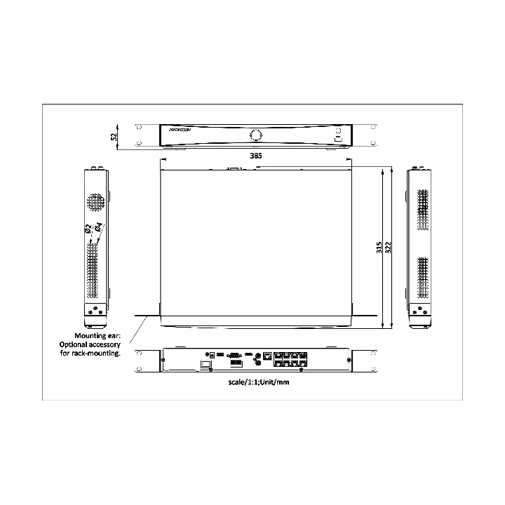 Ds-7608Nxi-K2/8Pd Enregistreur Nvr Acusense Série K,8Poe. 2 Hdd