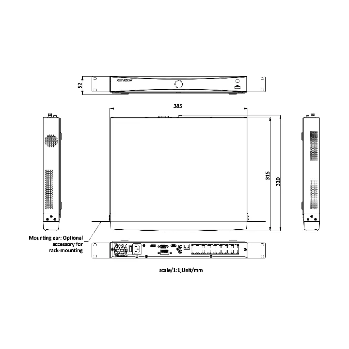 Ds-7616Nxi-K2/16Pdnvr Enregistreur Nvr Acusense K,16 Poe. 2 Hdd 16-Ch/Poe,2Xsata,Hdmi/Vga,4K